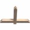 Ekena Millwork Eugene Smooth Timber Gable Bracket, Douglas Fir, 36"W x 24"H x 3 1/2"D x 3 1/2"F, 16/12 Pitch GBW036X24X0404EUG00SDF - alternate 4